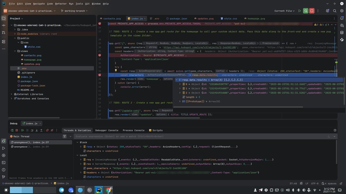 qtguru's tweet image. works now time to add Hubspot Developer to resume