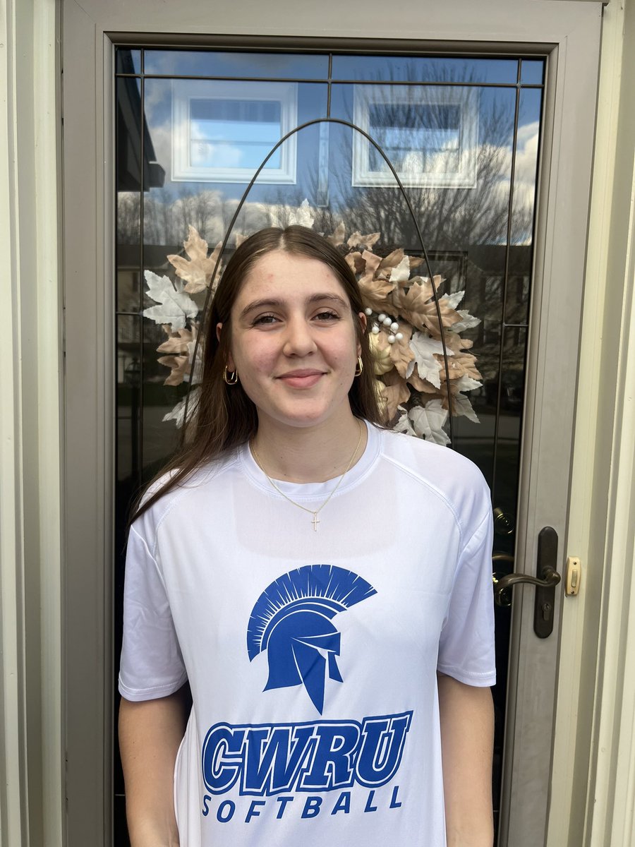 ReeseTemme2026's tweet image. These next four years are going to be fun! 💙🤍 #Committed @CWRU_Softball