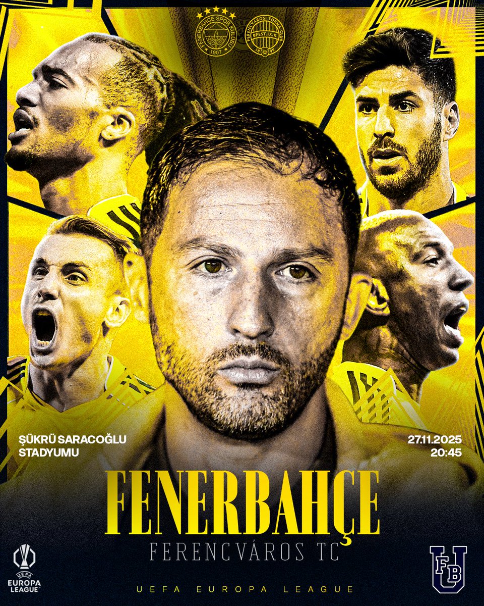 🏆 UEFA Avrupa Ligi
⚽️ Fenerbahçe - Ferençvaroş
🏟 Şükrü Saracoğlu Stadyumu
🕤 20:45
#FenerinMaçıVar