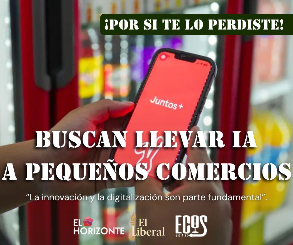 Juntos+, la plataforma comercial de Coca-Cola FEMSA, busca consolidarse como el corazón de la estrategia regional para digitalizar y profesionalizar a los pequeños comercios en Latinoamérica.

#noticias #actualidad #porsiteloperdiste #ia