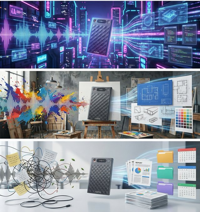 Cant wait to receive the first Notta Memo AI Voicerecorder for Switzerland. Details to follow, rewriting balanced communication in the workforce.
<a href="/NottaOfficial/">Notta｜AI meeting notes & audio transcription</a> 
2 min explainer: youtube.com/watch?v=hsloy1…