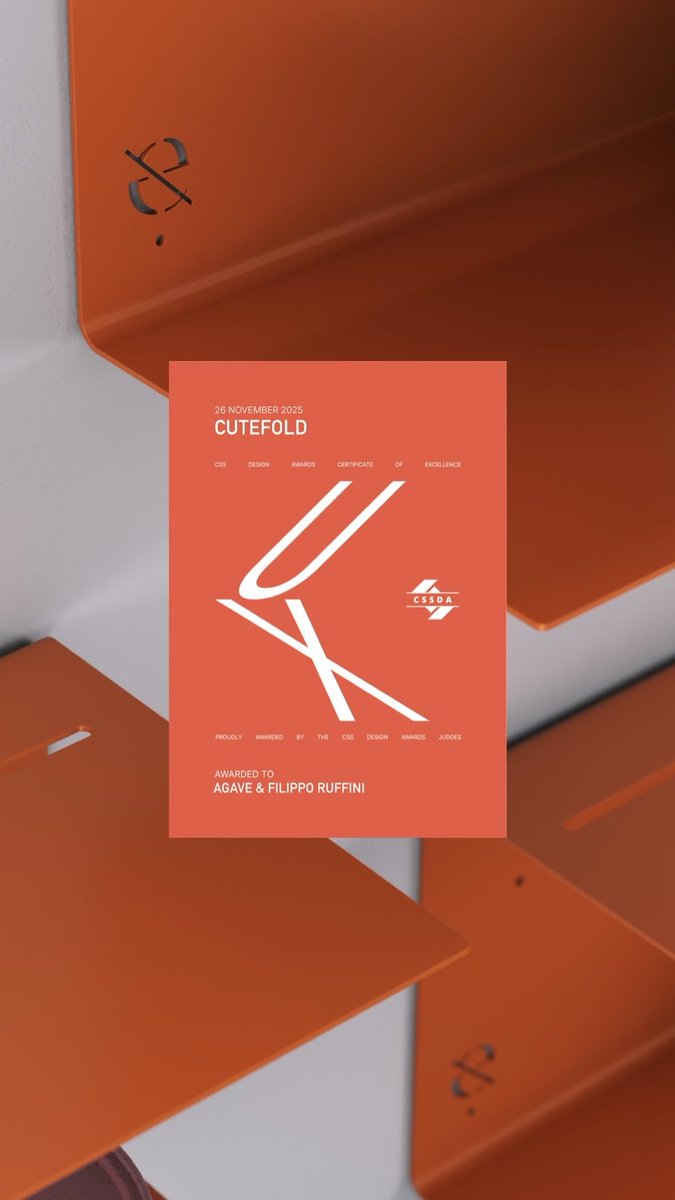 RuffiniFilippo's tweet image. Website Of The Day 🔥🙌🏼
UI, UX &amp;amp; Innovation Awards 🥳🏆
@cssdesignawards 
cssdesignawards.com

Studio: Agave | Web Design Studio  

#CSS #design #awards #UI #UX