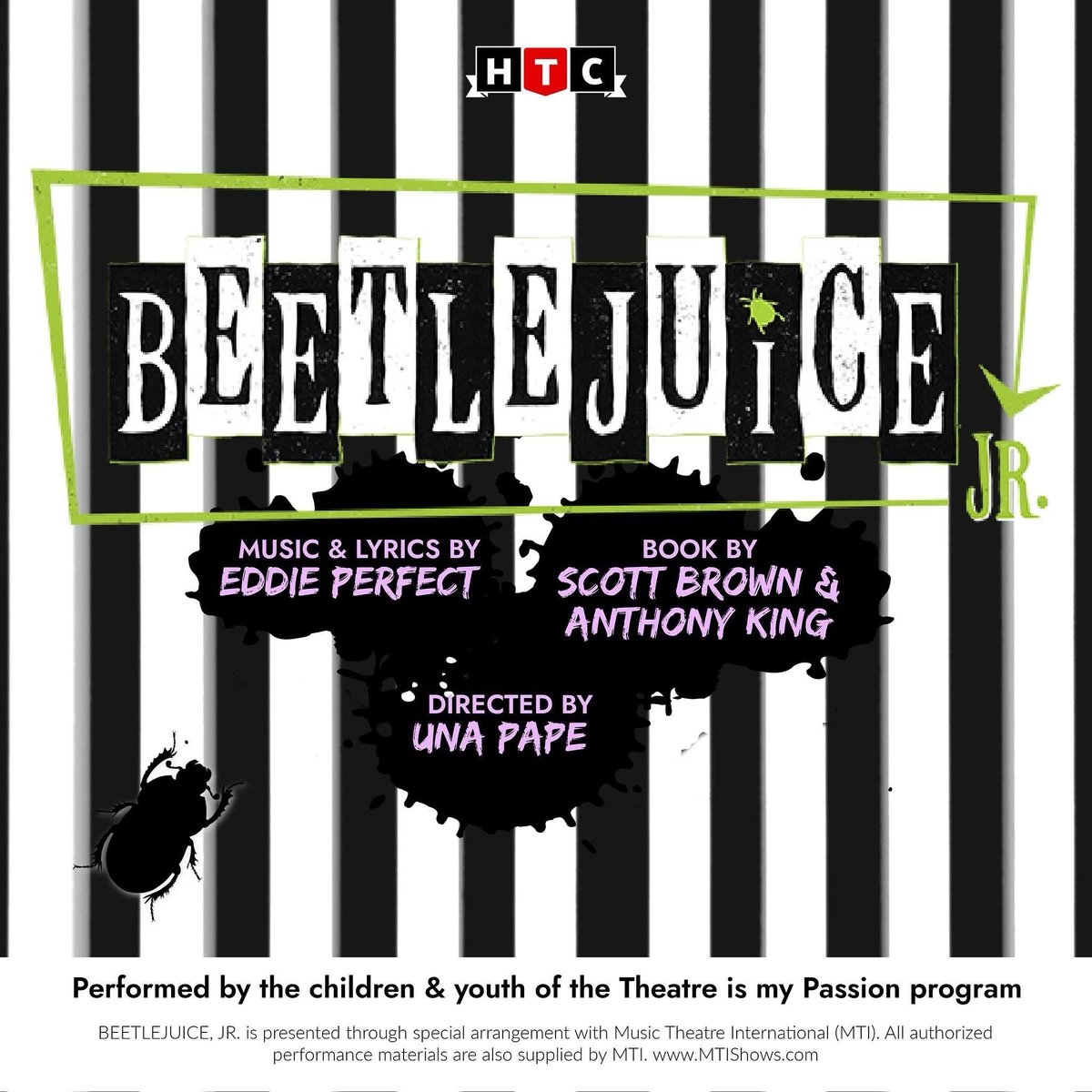 One week until auditions for the ghost with the most! 💜💚

This year's Theatre is my Passion production is 'Beetlejuice Jr.', directed by Una Pape

Register HERE!
huntsvilletheatre.org/theatre-is-my-…

#livetheatre #beetlejuice #huntsville #muskoka #performingarts #youth #supportlocal