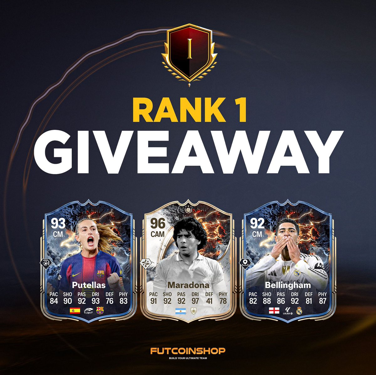 FutSheriff's tweet image. 🚨 RANK 1 GIVEAWAYYYY 🔥🔥🔥🔥🔥

Follow @FCSBoosting @FUTCoinShop and me @FutSheriff ✅

RT &amp;amp; Comment your console 🎮

130k Coins
3x Thunderstruck Pack
10x 86+ Players Pack
10x 85+ Players Pack
10x 84+ Players Pack
3x 88+ Players Pack
3x 85+ TOTW Pack

WINNER PICKED SOON! 🫡🫡🫡