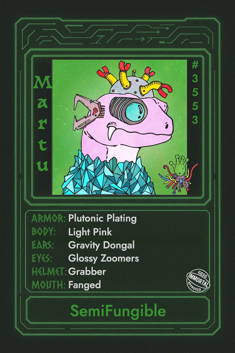 This member once said he didn't own any rare geckos, but I beg to differ... 

Immortal of the Day: <a href="/SemiFungible/">SemiFungible</a>