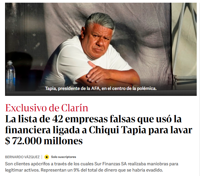 El gordo termina preso. Acuérdense.
