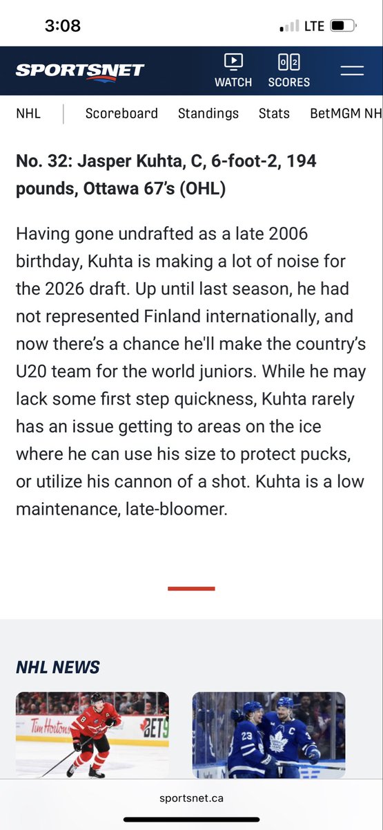 SimGrindcore's tweet image. I hate to be &quot;that guy&quot; but I have to point this out:

Both #2026NHLdraft rankings from @Sportsnet’s Sam Cosentino and @Hockeywiz777 are way too similar. 

It’s a case of plagiarism or AI is involved in those writings, which is becoming a plague in media. 

Look for yourself!