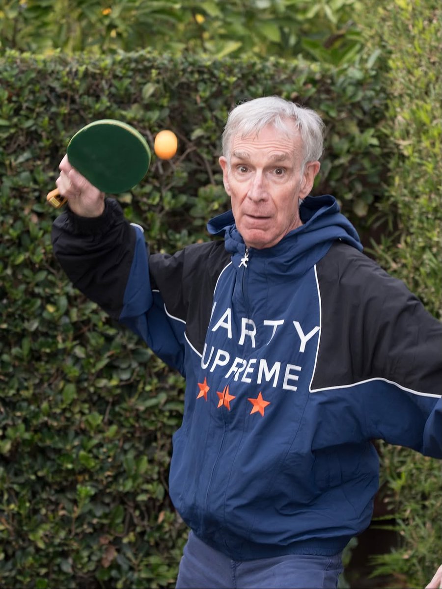 ComplexStyle's tweet image. The &apos;Marty Supreme&apos; jacket has officially reached BILL NYE!!

Who&apos;s next?