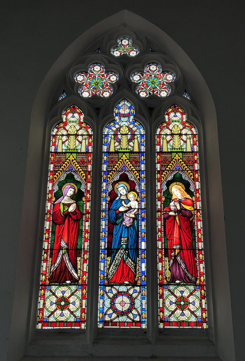 Settle down - 
and call your Mother:

Hail Mary, full of grace, the Lord is with thee.
Blessed art thou amongst women 
and blessed is the fruit of thy womb, Jesus.
Holy Mary, Mother of God,
pray for us sinners now and at the hour of our death. Amen.