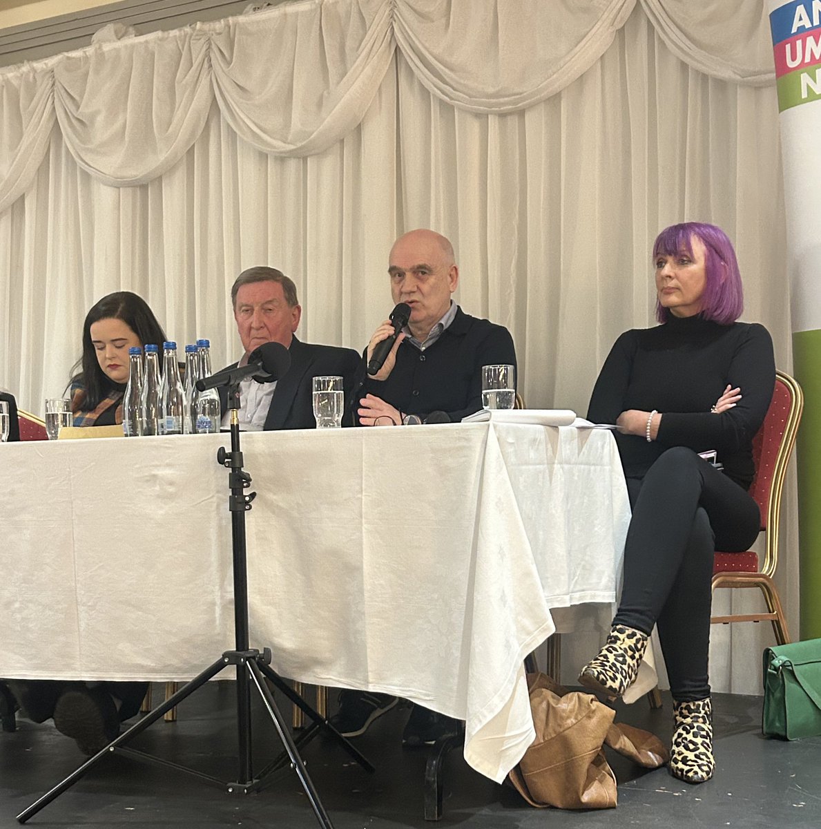 GerryAdamsSF's tweet photo. Contributions now coming from the audience on issues like all Ireland cardiac services, cancer services, autism services, cross border cooperation & the many obstacles faced by people in rural areas. #Time4Unity https://t.co/CD9ypZrrCd