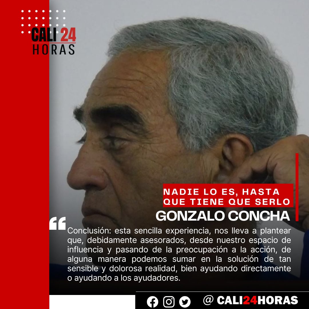 Cali24Horas's tweet image. Lea la opinión de nuestro columnista Gonzalo Concha "NADIE LO ES, HASTA QUE TIENE QUE SERLO" #drogas #colombia #marihuana #cocaina #extasis.