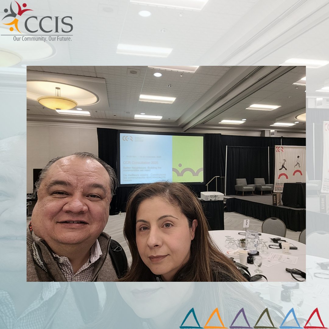 CCISAB's tweet image. CCIS had an incredible time at the @ccrweb 2025 Consultation in Winnipeg! Enrique Sobalvarro &amp;amp; Jessica Juen joined vital discussions on equity, inclusion &amp;amp; collaboration for newcomers. Grateful for strong partnerships that drive change. 
ow.ly/bS7m50Xyo3x
#Refugees #CCIS