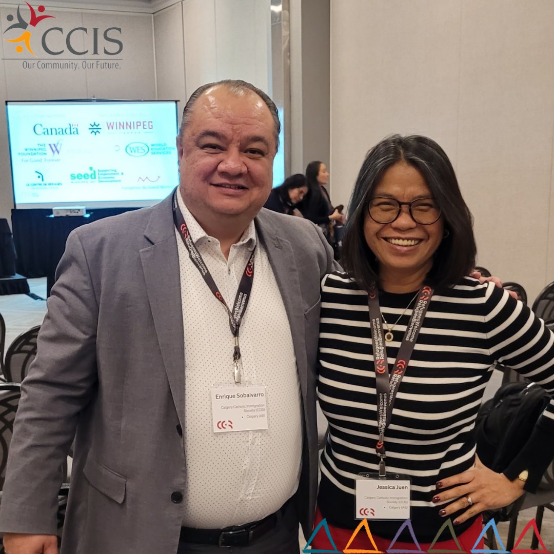 CCISAB's tweet image. CCIS had an incredible time at the @ccrweb 2025 Consultation in Winnipeg! Enrique Sobalvarro &amp;amp; Jessica Juen joined vital discussions on equity, inclusion &amp;amp; collaboration for newcomers. Grateful for strong partnerships that drive change. 
ow.ly/bS7m50Xyo3x
#Refugees #CCIS