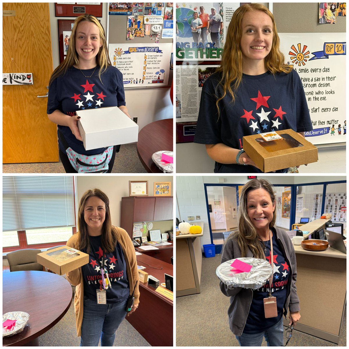 The day before Thanksgiving break is full of Gobbles and cheering! Our annual pie giveaway is one of my favorite activities. Wishing all a wonderful &amp; restful holiday! 🦃 #TeamLSESuperStars #LeadingLinton