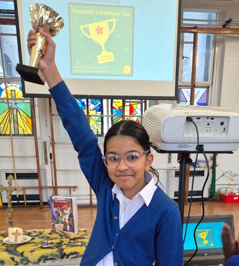 Another <a href="/Place2Be/">Place2Be</a> Kindness Cup Winner. A great example of another one of our brilliant students who look out for their friends and is kind to others.
