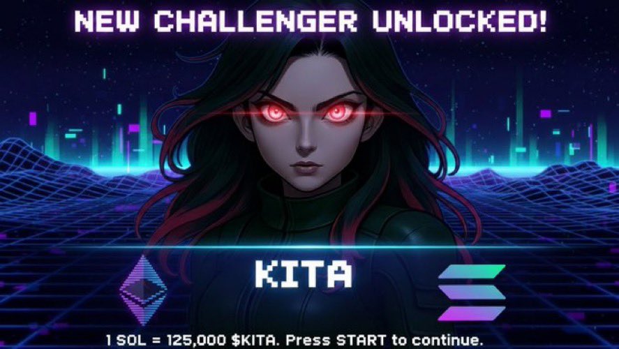 📈KITA // SOLANA 
PRESALE // LIVE 

Community working hard for a big breakout.
     The breach is open. 
KITA has entered Solana.  

➡️→ No whitelist 
➡️→ No noise 
➡️→ 1 SOL = 125,000 $KITA 
➡️→ LP locked. 
➡️→ Manual listing.  

📌Ends at 2,000 SOL

Presale Link📊: