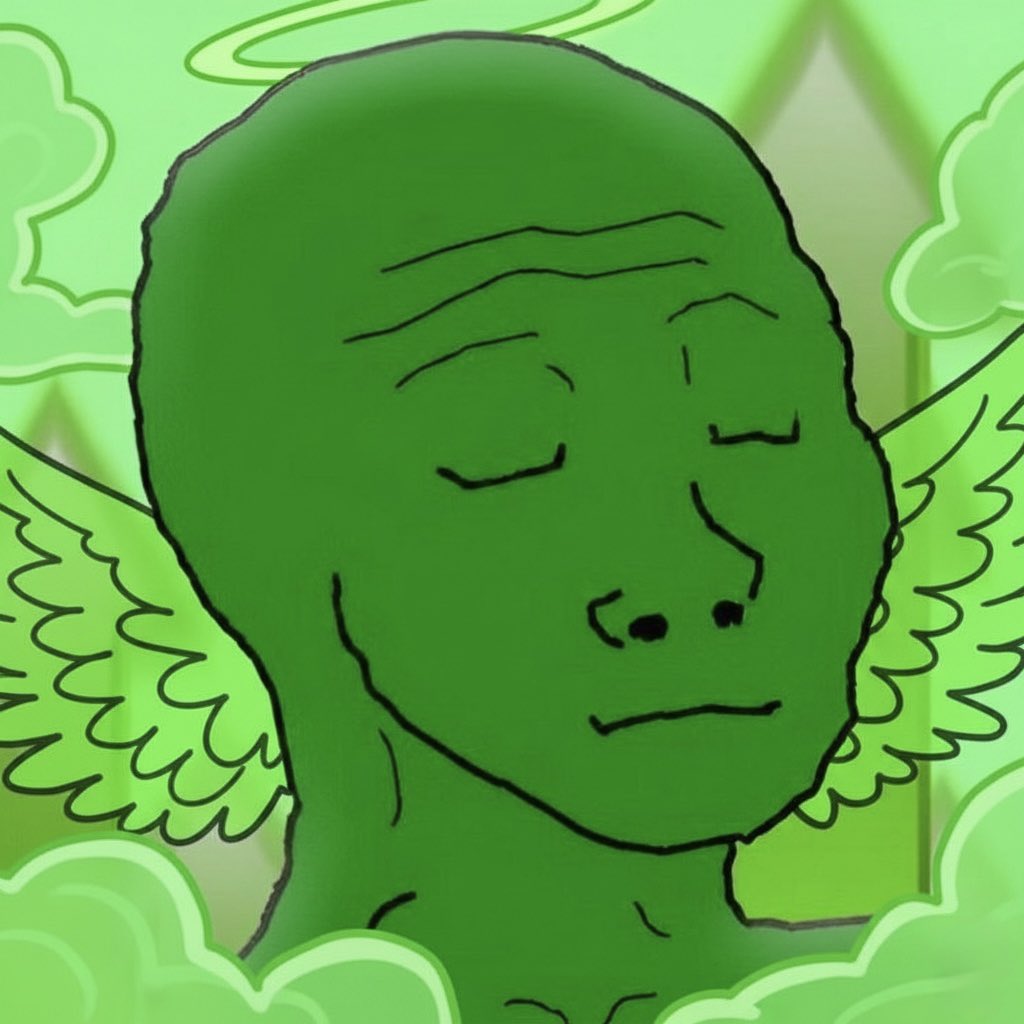 SteveyGlans's tweet image. The $WOJAK has resurrected the trenches, we are back and the form that best illustrates this and celebrates this is $GREENJAK

pvM3Z8VhRWTxmL3a2dsTac5fxFNp4mkguuz3oB4pump