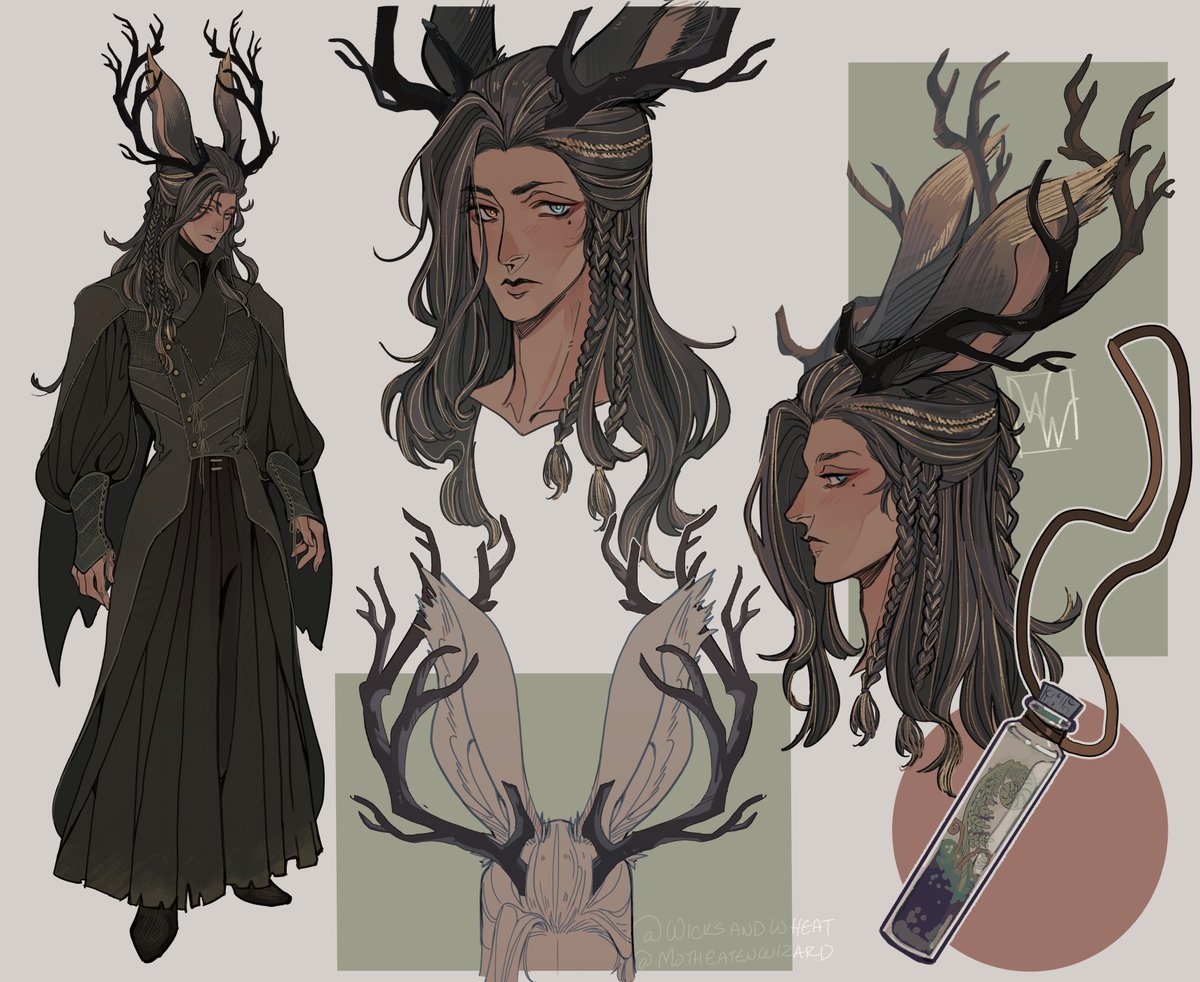 Another batch of character sheet comms! Once again, a huge thank you to folks for trusting me with your beloved characters!