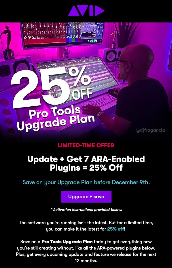 mailtoyuki's tweet image. #avid #protools #studio #スペシャルオファー ＃１ヶ月限定 ＃個別 #要メールチェック ＃1時間前に来た ＃半信半疑だったけど ＃本当だった ＃情報見つからない