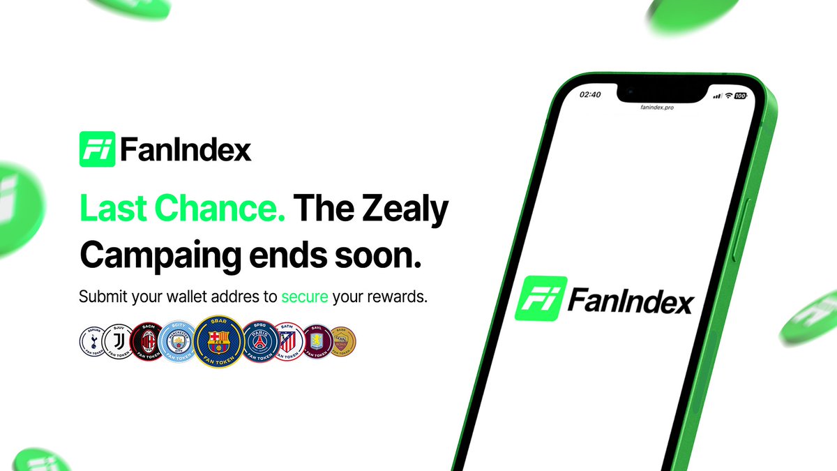 FanIndex - Tokenized Sports Indices tweet media
