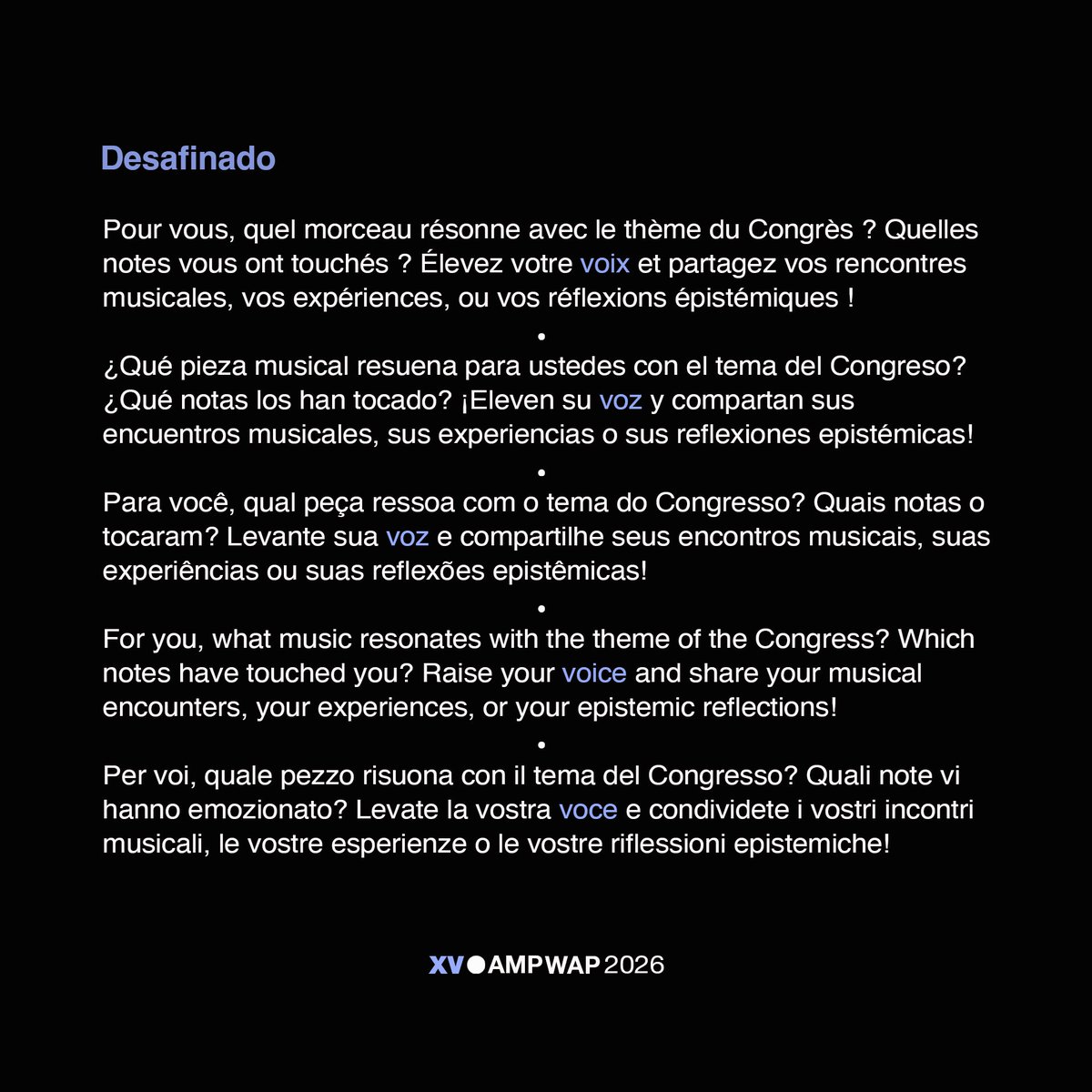AMP-WAP Congrès Congreso Congresso Congress tweet media