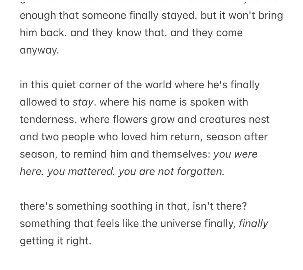 my thoughts on baekjin being buried after his death