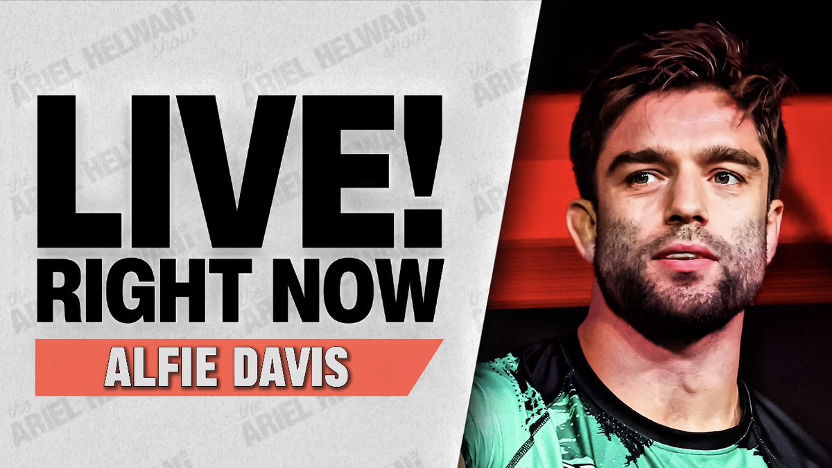 arielhelwani's tweet photo. We welcome @AlfieRDavis to the program!

Join us LIVE ▶️ https://t.co/D8JmcbGksd