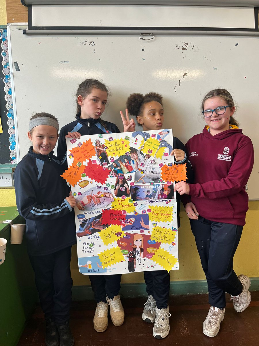stmarysnsLK's tweet photo. Well done to our 6th class Coping Power group who completed their group project ‘How to avoid Peer Pressure 👏🏻 The group celebrated the end of year 2️⃣ of their programme with a local shopping trip 🛍️ #Reward #Strategies #CopingPower https://t.co/YVN4fBSqU9