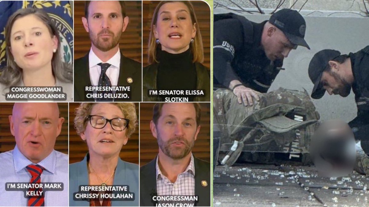 C_3C_3's tweet image. November 19th: Sedition 6 video released.

November 26th: Two National Guardsmen were sh0t in DC.

They knew exactly what they were doing…

Sedition.