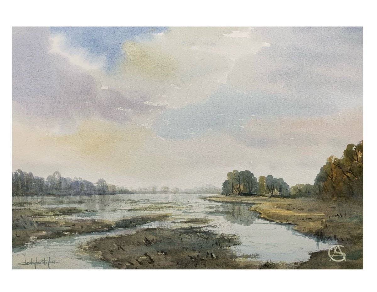 River Stort Floodplain
Watercolour 10x15”