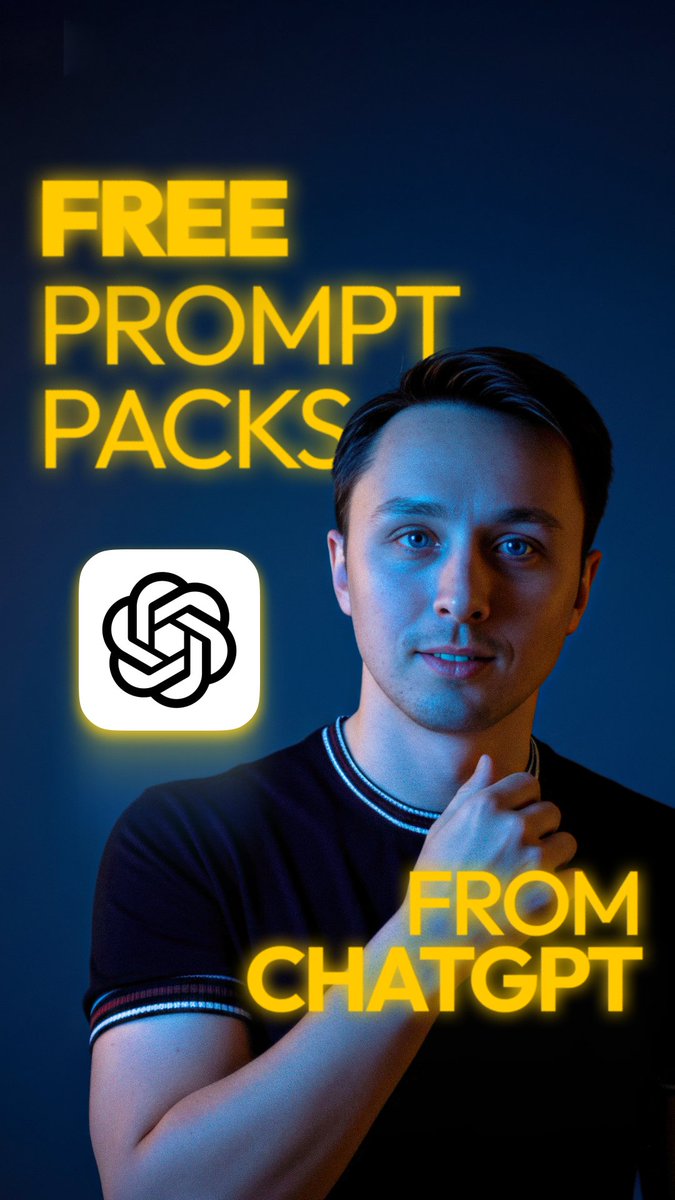 jasonfica's tweet image. 🔥 ChatGPT just made everyone&apos;s job way easier — and hardly anyone is talking about it.

They released Prompt Packs: ready-to-use prompts built for real job roles.

💬 Comment “PROMPTS” and I’ll send you the link.

#chatgptprompts #promptengineering #aitools #aiforjobs #ainews