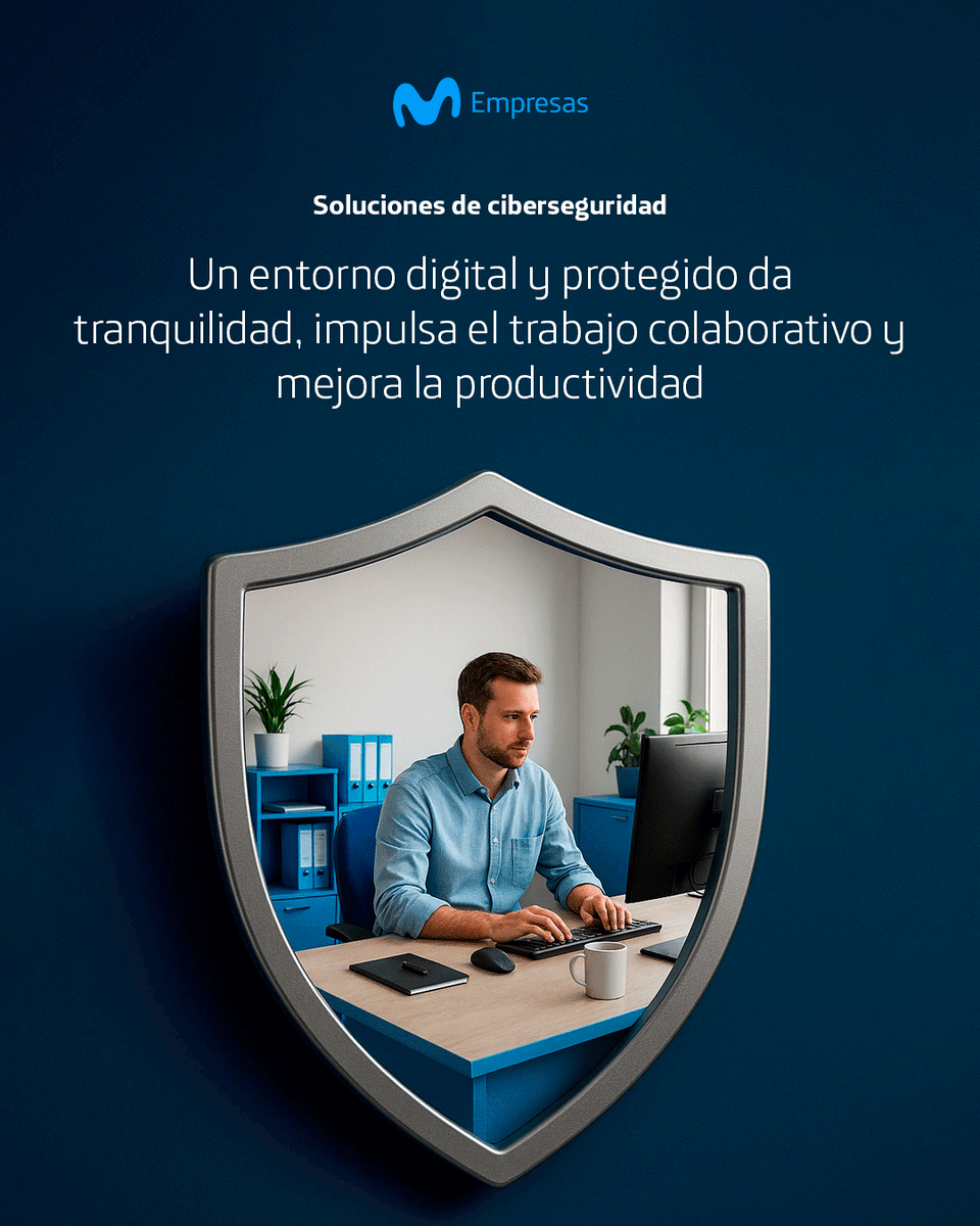 FabianHdezR's tweet photo. Protege tu negocio con las soluciones de ciberseguridad de @MovistarEmpCo que cuidan tus datos, tu operación y la confianza de tus clientes.
 
Fortalece tu entorno digital y mantén tu empresa siempre lista para avanzar.

Conoce más aquí👉 https://t.co/TdydoMOGfX https://t.co/NafihtUahr