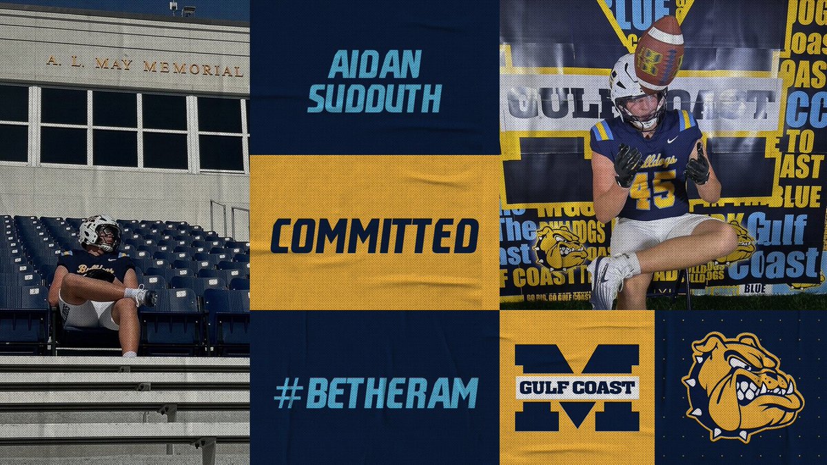 Aidan_Sudduth79's tweet photo. 100% Committed! #AGTG #GoBulldogs #MGCCC @CoachWrightPerk @Big_E_72 https://t.co/VfrSgftVyX