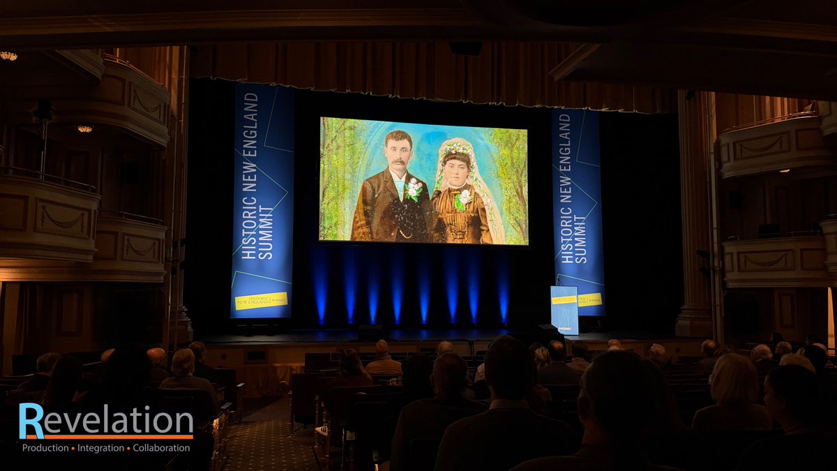 Rev_Prod's tweet image. Making a big impact at the Historic New England conference! Big projection, dynamic lighting, and crisp audio ensured every presentation was seen, heard, and remembered. Ready to elevate your next event? Let’s make it shine!
#EventProfs #AVServices #ProAV #ConferenceSetup