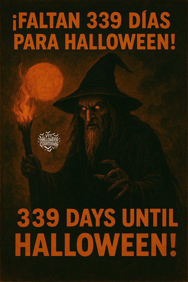 VTTHalloween's tweet image. 🎃🇲🇽 ¡Faltan 339 días para Halloween!
🎃🇺🇸 339 days until Halloween!

#DailySpook #SpookyVibes #SpookySeason #HalloweenCountdown #Halloween2026