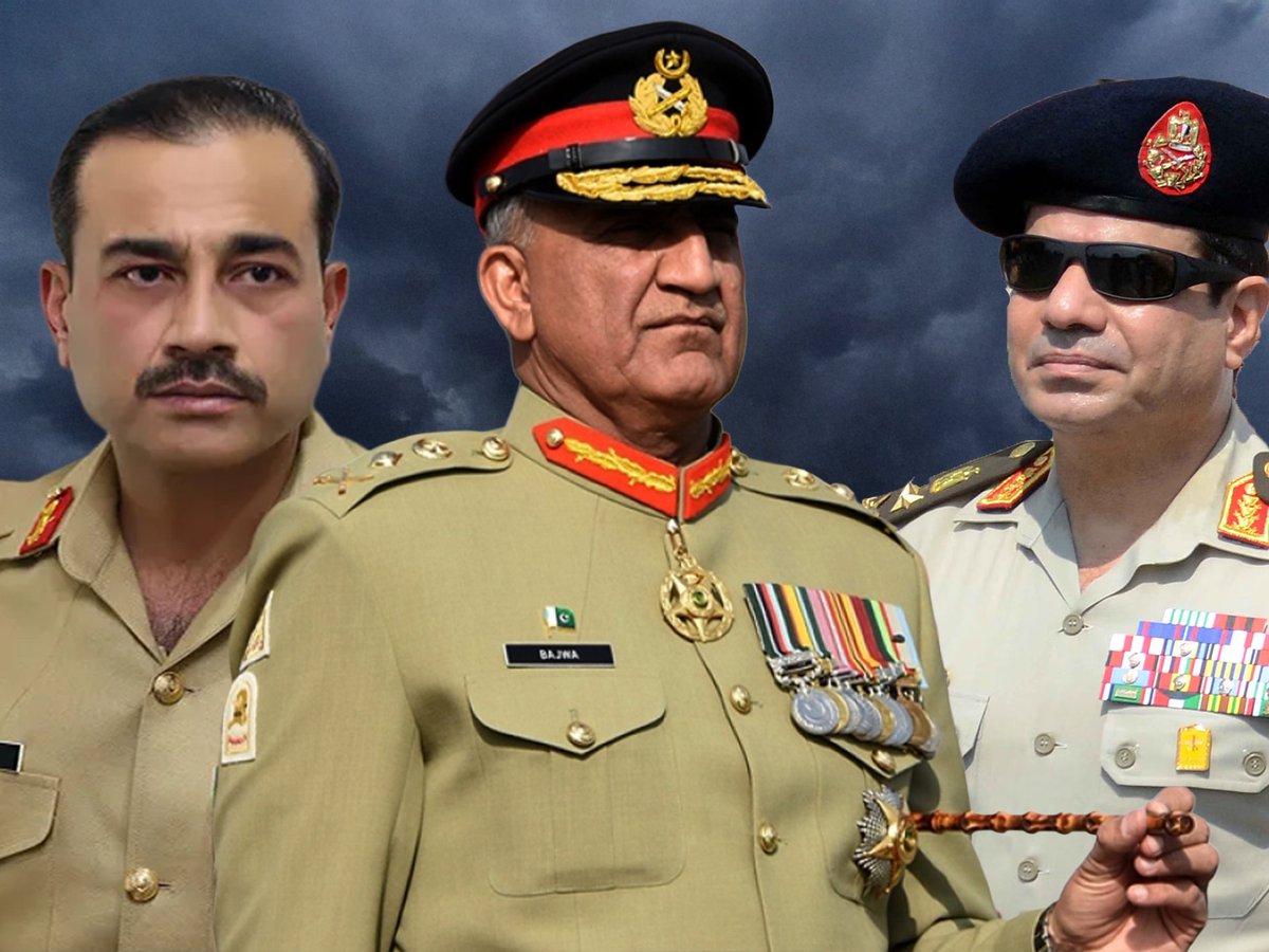 SALHACHIMI's tweet image. Umar Bin Khattab (RA) ordered the dismissal of the undefeated &quot;Sword of Allah&quot; Khaled Bin Al-Walid (RA). Khalid accepted elected authority, obeyed, and stepped down despite his military command and sweeping popularity in the army.

What would Bajwa, Asim Munir or Sisi have done?