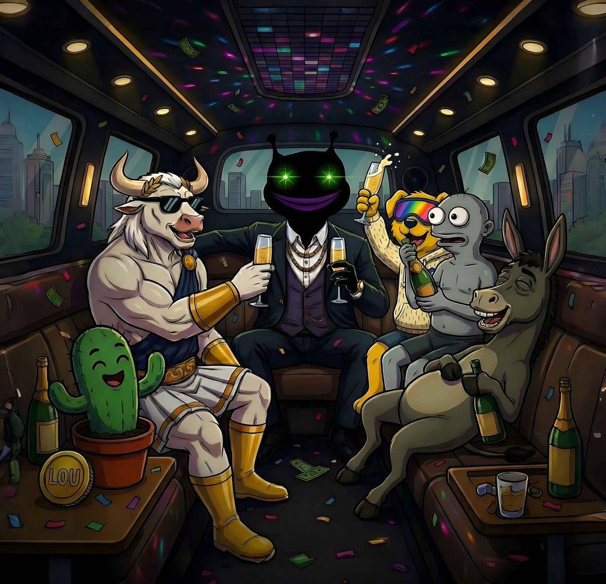 Donkedoon's tweet image. Rolling deep with the moonsend crew, only good vibes and bigger bags tonight 😎🥳

$DOON $BULLGOD $CHARLIE $NORM $KURT
@BaseDogCharlie @MoonSenddotfun @Norm_base @UnhuggableBase @BullGodonBase