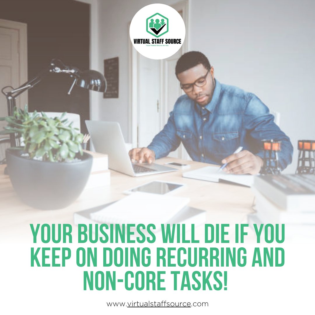 VirtualStaffSrc's tweet image. Focusing on repetitive tasks can lead to a slow decline for your business. 

Delegate these to a virtual assistant and refocus on growth! 

Click the link in our bio to book a 1:1 call. 📉

#VirtualStaffSource #VirtualAssistant #DigitalMarketing