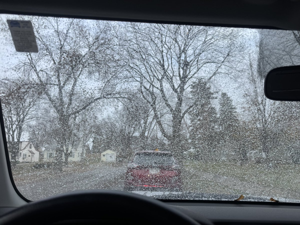 First windshield defrost of the season 💔 entering hibernation I’ll see you all in March