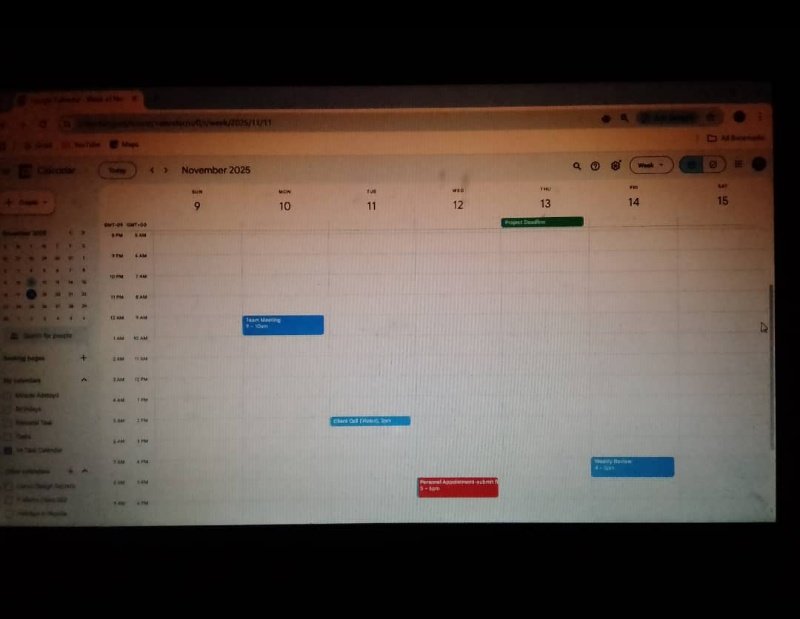 Olukade_Miracle's tweet image. (VA) One of the tools(calendar management tool) that &apos;wowed&apos; me the most is Google calendar.
Apart from being a scheduling tool, it reminds you about your upcoming meetings/events.
*It makes you more organized 
@TechCrushHQ
#RiseWithTechCrush
#Tech4Africans
#LearningWithTechCrush