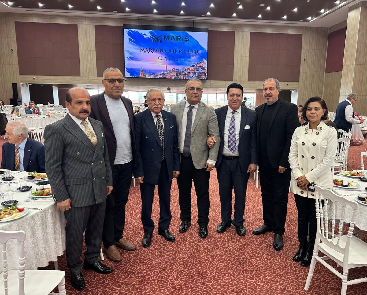 📍 21 Kasım Mardin Onur Günü

Genel Başkanımız Fuat Bodur, Genel Başkan Vekilimiz Ahmet Çalbay, Teşkilat Başkanımız İsmet Algül, Yönetim Kurulumuz ve Kadın Kolları Başkanımız Yüksel Turğut Akın ile birlikte İstanbul Mardin İş Adamları Derneği’nin düzenlediği programa katıldık