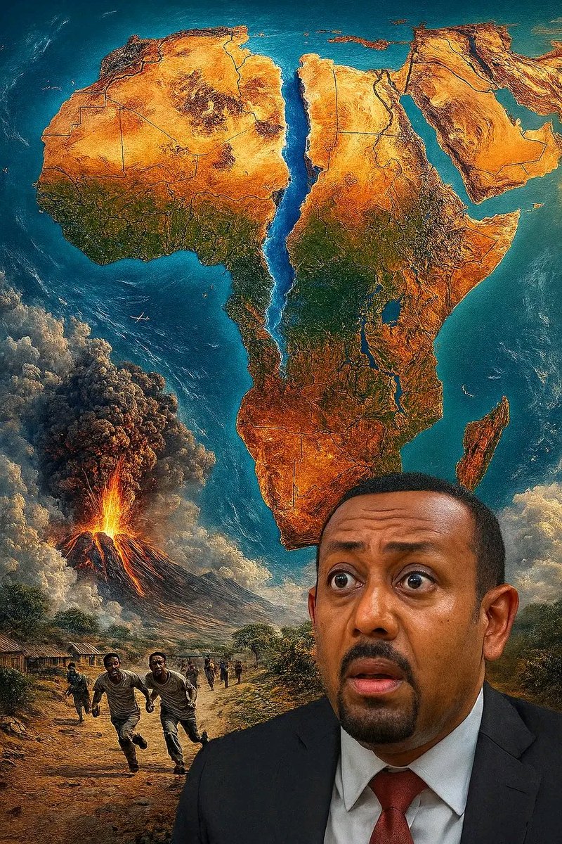 بركان 🌋أثيوبيا منذ قليل يزداد في القوة بعد سبات أستمر لأكثر من 12 ألف سنة !! الأرض تتحضر لحدث جلل قريباً 💔 ، و ما حدث هو مجرد البداية 
#توقعات #اثيوبيا #بركان