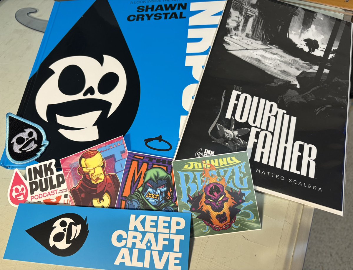 pqcomics's tweet image. Solid mail call! @inkpulp @matteoscalera #makecomics