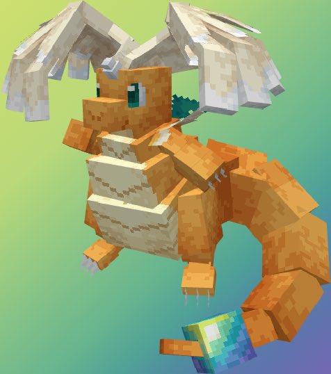 GenoTypeXT's tweet image. Mega Dragonite Cobblemon Islands #cobblemon #Blockbench #Minecraft #Pokemon #pokemonfanart #PokemonLegendsZA