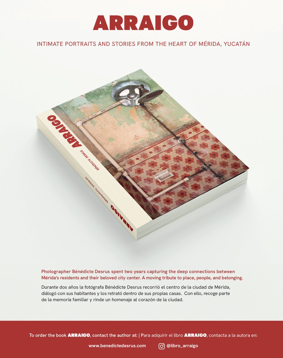#Publication 
Thank you Yucatán Magazine <a href="/yucatanmag/">Yucatán Magazine</a> 
ROOTED IN STONE 
Text by <a href="/leesteele/">Lee Steele</a> 
Photos <a href="/BenedicteDesrus/">Bénédicte Desrus</a> 
The book ARRAIGO represents a cultural and historical heritage that contributes to the construction of a memory of the center of #Mérida #Yucatán #Mexico