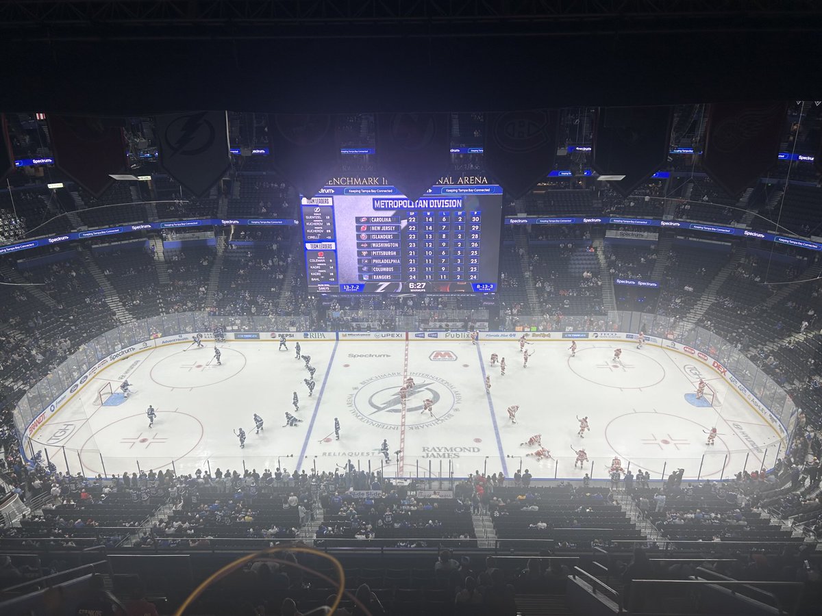 Hello, from Tampa! #Flames continue the roady and face the Lightning. Join ⁦<a href="/jasonyork33/">Jason York</a>⁩ ⁦<a href="/BParkerTV/">Brendan Parker</a>⁩ ⁦<a href="/EricFrancis/">Eric Francis</a>⁩ and me for the call at 5MT on SN Wolf vs Vasilevskiy tonight