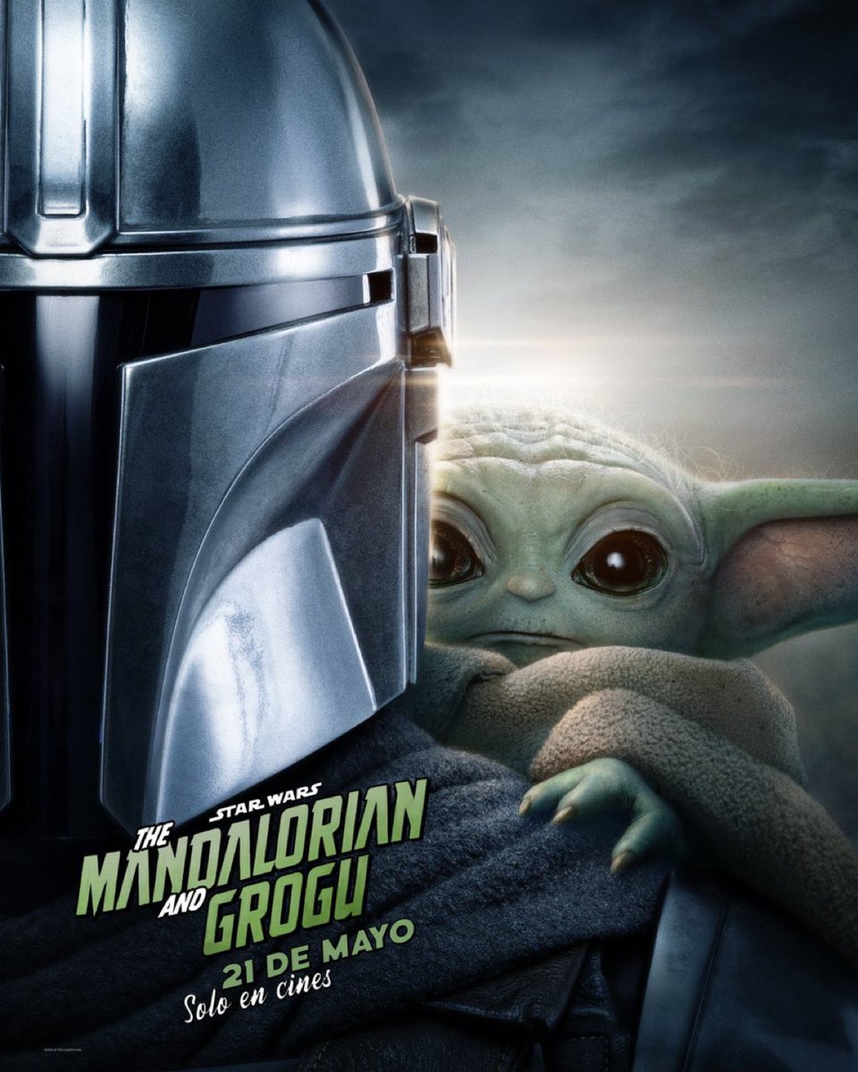 The mandalorian and grogu posters are everything