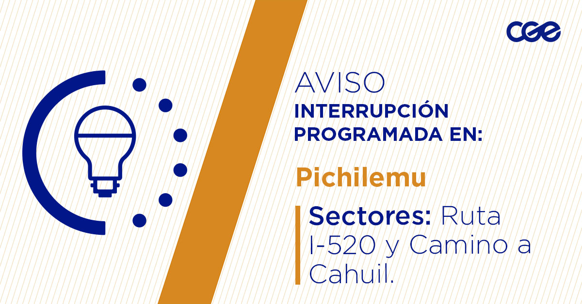 CGE_Clientes's tweet image. Para mejorar la calidad del suministro de nuestros clientes de #Pichilemu, este jueves, entre 11:00 y 17:00 horas, se realizará una #InterrupciónProgramada (sectores en la imagen 👇) debido a trabajos de mejoras. Recuerda desconectar tus artefactos 🔌