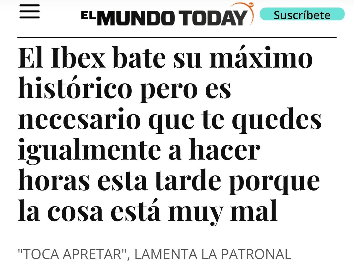 Si la realidad no te convence, cámbiala

España NO lidera los costes laborales de Europa

De hecho, como siempre, está por debajo de la media europea

¡Pero hay que defender al patrón, pase lo que pase!
