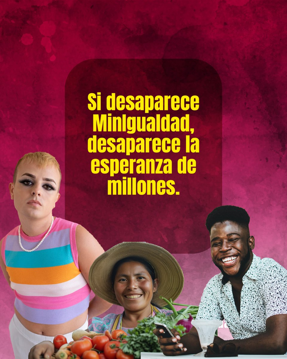 MinIgualdad_Col's tweet image. El Ministerio de Igualdad y Equidad es país: campesinos, pueblos indígenas, afros, raizales, Rrom, LGBTIQ+, personas con discapacidad. Minigualdad somos todos, por eso no se negocia, no se toca, no se acaba. MinIgualdadEsPaís